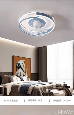 Wholesale   Simple Creative Bedroom Dining Room Fan Lamp Fashion Warm And Comfortable Three Colours Available Round Dining Room Fan Light