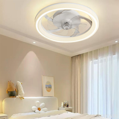 Wholesale factory 16.5 Inch Modern LED Ceiling Fan Light with Remote Control Chandelier Style DC Motor for Living Room Bedroom Home Decoration