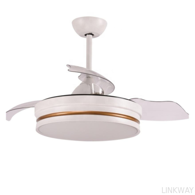 Munafacturer Indian Orient Style Remote Control White Color False  Ceiling Fan