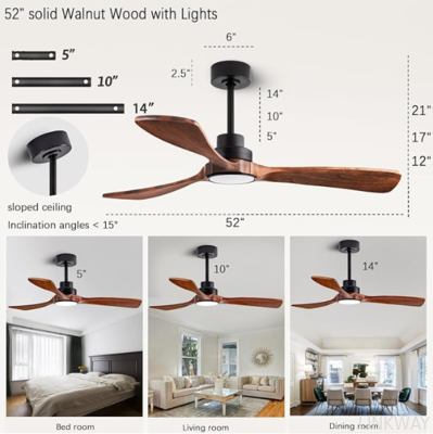 wholesale   Classical Style Electrical AC Motor Ceiling Fan , Decorative 3 Blade Modern Ceiling Fan