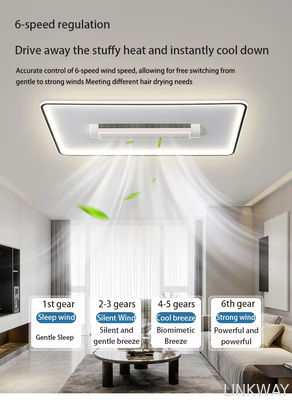 hot selling in LED Ceiling Fans Three Color Strong Wind, Anti Flicker, No Blades, Living Room, Bedroom, Dining Room, Remote Control, Silent Fan Light